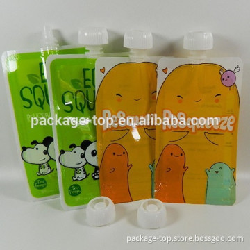 Reusable Food Squeeze Pouch/Silicone Squeeze food pouch
